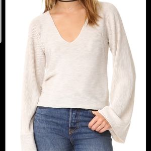 Free People Starman V-Neck Sweater